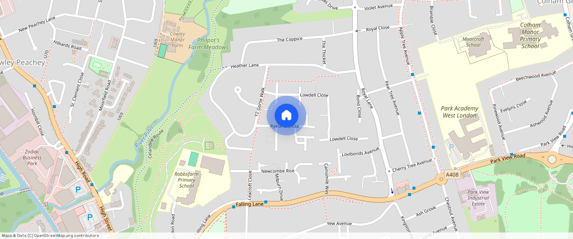 Ryeland Close, Yiewsley