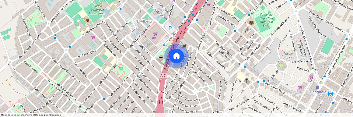 Calle San Fermín., Mijas (Málaga), Las Lagunas