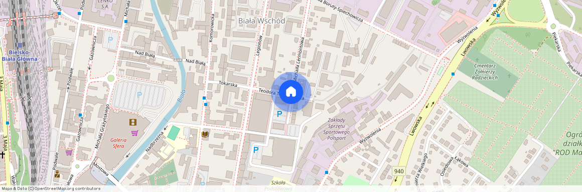 ul. Michaiła Lermontowa, Biała Wschód, Bielsko-Biała, śląskie