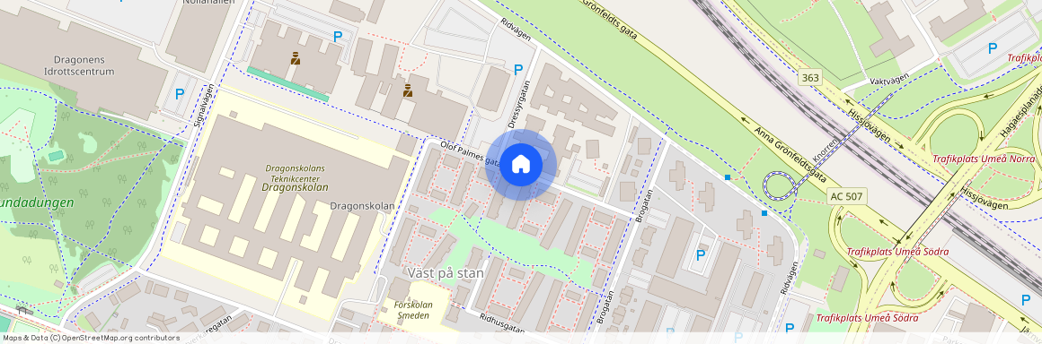 Olof Palmes gata, Umeå