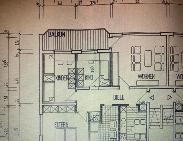Familienfreundliche 4 Zimmerwohnung mit Balkon - Foto 1
