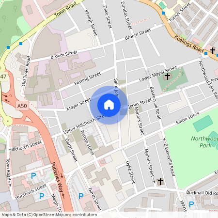 Upper Hillchurch Street, Staffordshire ST1