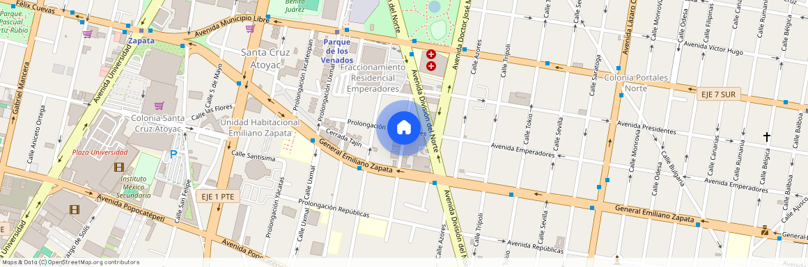 prolongación peten, Colonia Residencial Emperadores, C.P. 03320, Df / Cdmx