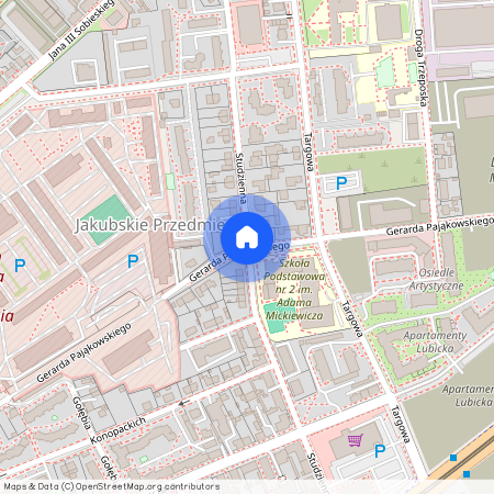 ul. Studzienna, Jakubskie Przedmieście, Toruń, kujawsko-pomorskie