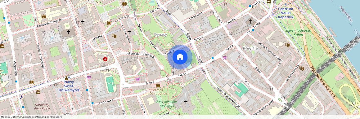 ul. Cicha, Powiśle, Śródmieście, Warszawa, mazowieckie