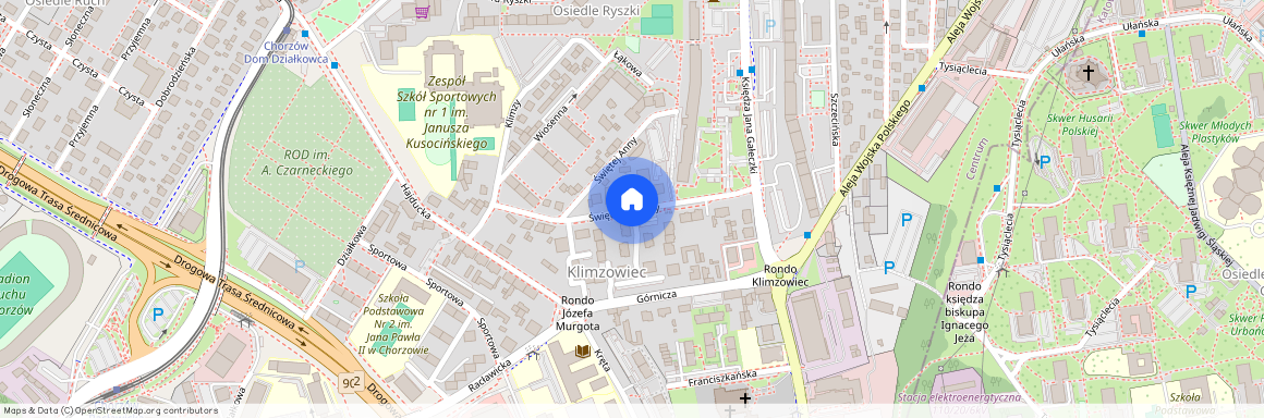 ul. św. Barbary, Klimzowiec, Centrum, Chorzów, śląskie