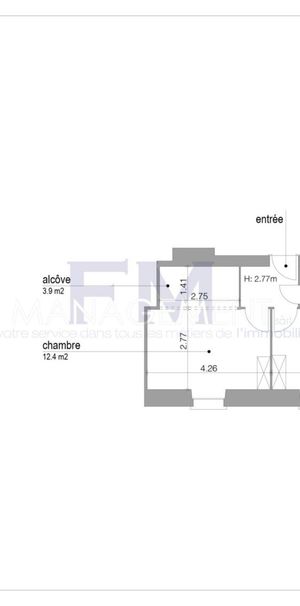 Eaux-Vives - Rue Zurlinden - 2 pièces au 3ème étage, env 35m2 - Photo 2