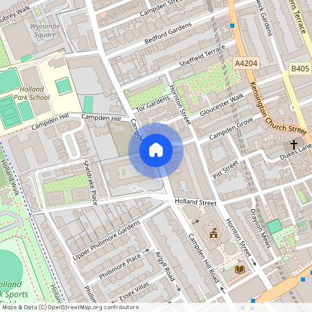 Campden Hill Court, Observatory Gardens, London, W8