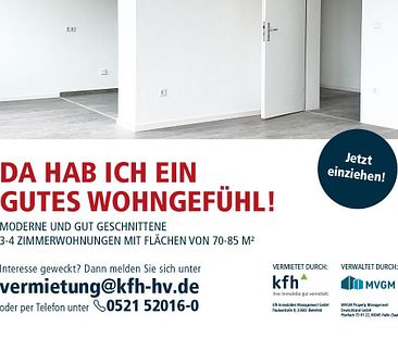 Perfekt für Familien/Paare - frisch renovierte Dreizimmerwohnung mit Balkon - Foto 2