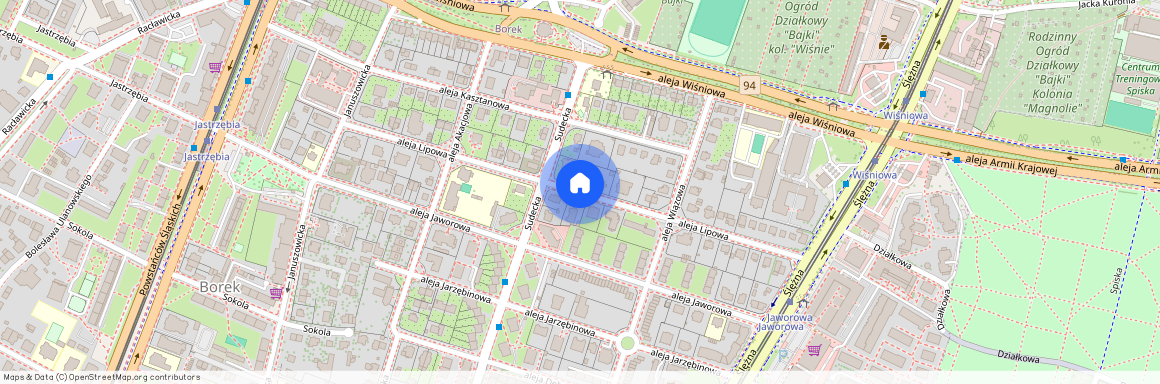 al. Lipowa, Borek, Krzyki, Wrocław, dolnośląskie