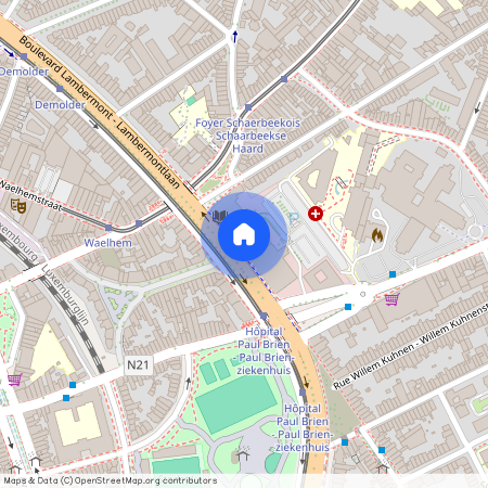 Boulevard Lambermont 222 bus 8, 1030, Schaerbeek