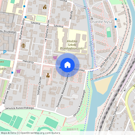 ul. Gustawa Morcinka, Kłodzko, kłodzki, dolnośląskie