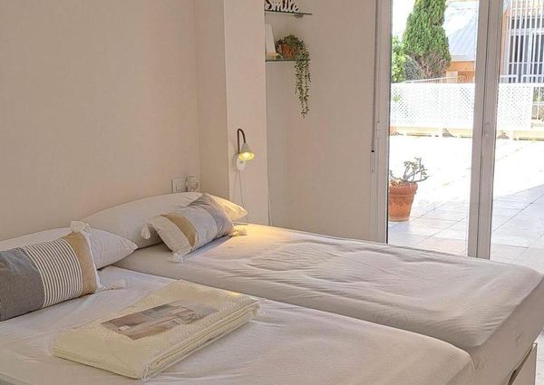 Spacious ground floor for rent with a pool and garden in Javea Arenal LONG TERM