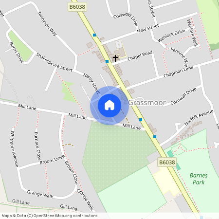 Frederick Street, Grassmoor, Derbyshire, S42