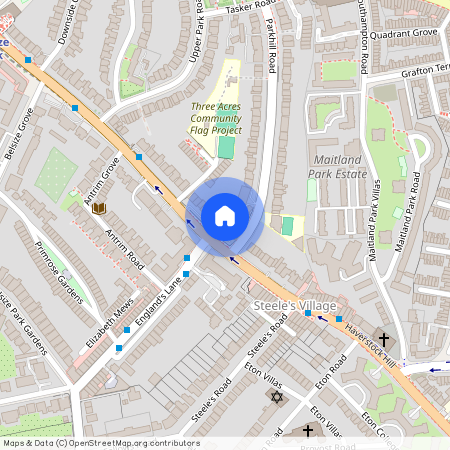 Haverstock Hill, Belsize, NW3