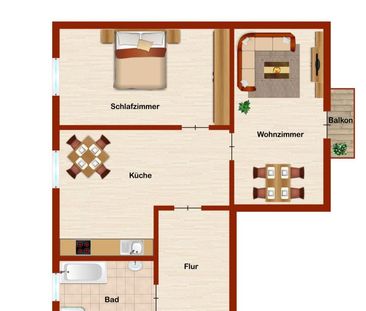 2-Zimmer-Wohnung in Hannover Herrenhausen - Foto 1