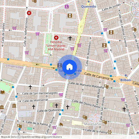 Glorieta de Ruiz Giménez, Madrid, Community of Madrid 28015