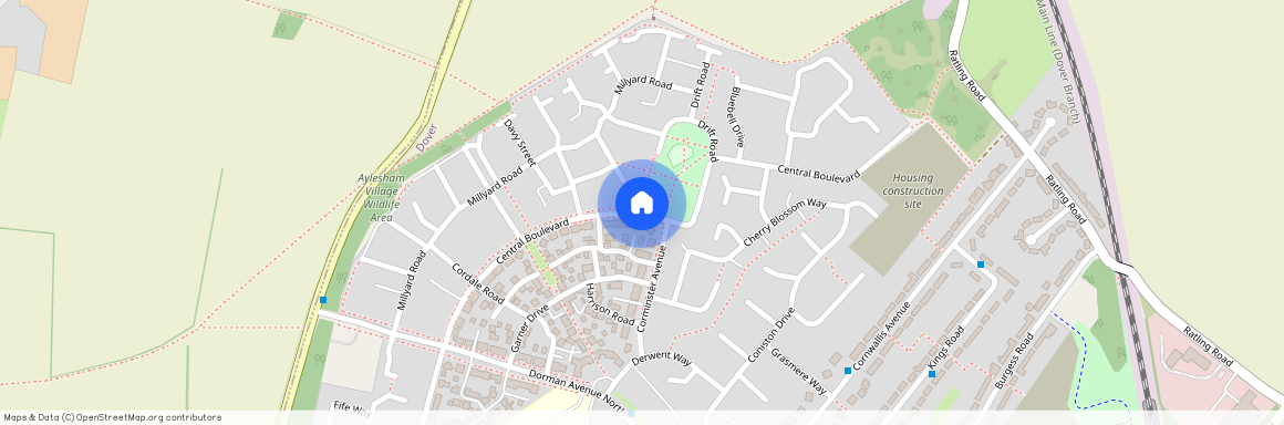 Central Boulevard, Aylesham, Canterbury, Kent, CT3