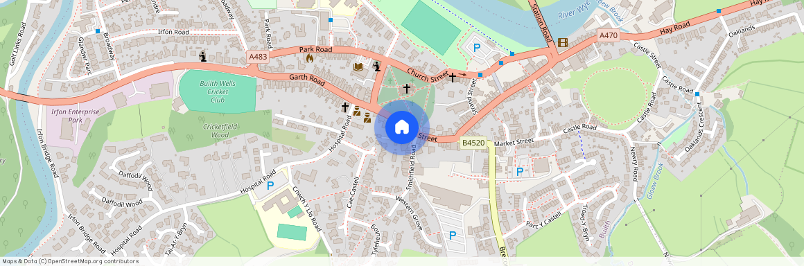 West Street, Builth Wells, Powys, LD2