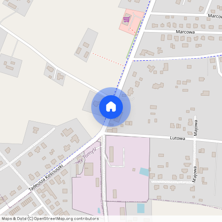 ul. Oliwkowa, Glinno, Nowy Tomyśl, nowotomyski, wielkopolskie