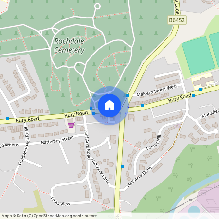 Bury Road, Bamford, Rochdale, OL11