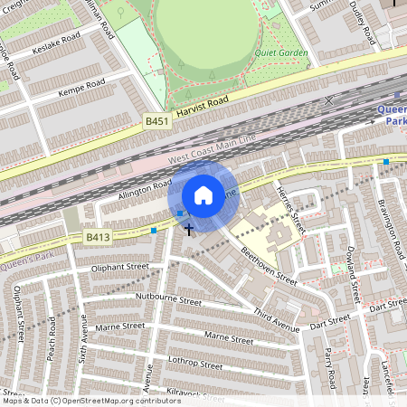 Beethoven street, West Kilburn, London, W10