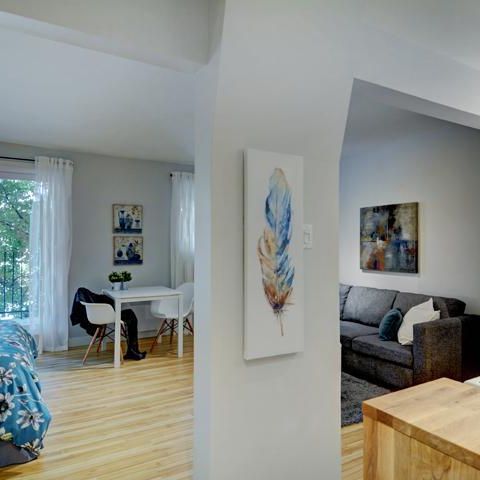 Loft entièrement meublé à louer Limoilou octobre 2025 - Photo 1