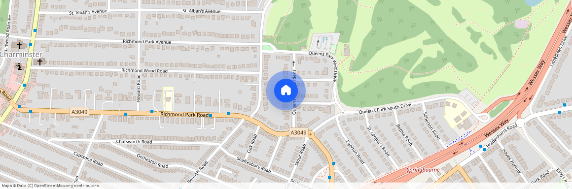 Queens Park Gardens, Bournemouth