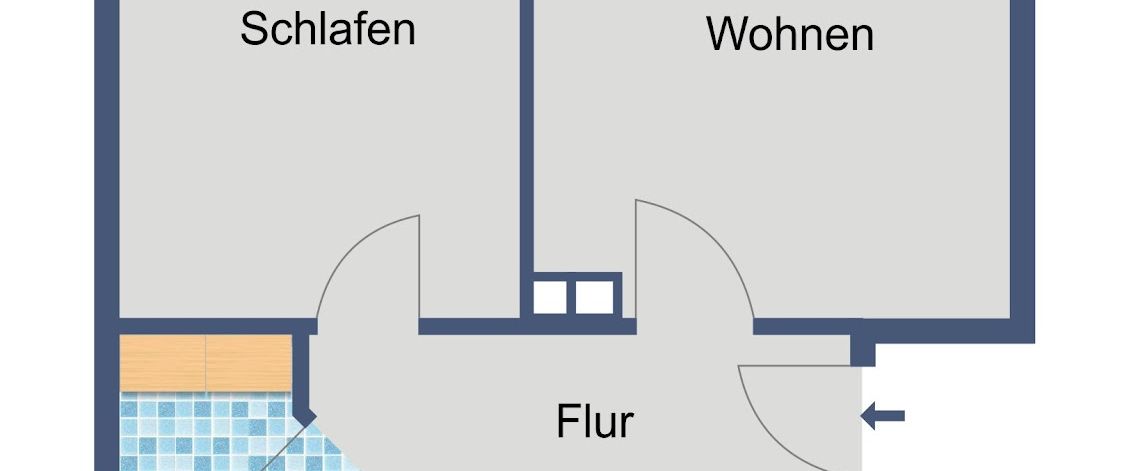 Gemütliche Erdgeschosswohnung in ruhiger Lage - Foto 1