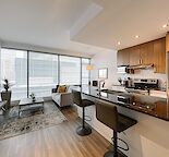 Located at the corner of Boulevard René-Lévesque Ouest and Rue Lucien L'Allier, the LIV is one of the most exciting to - Photo 1