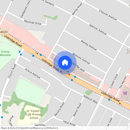 Uxbridge Road, Hayes, Hillingdon