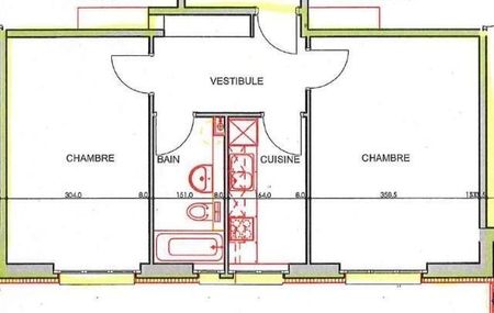 2 Zimmer, 47 m², 1. Stock - Foto 5