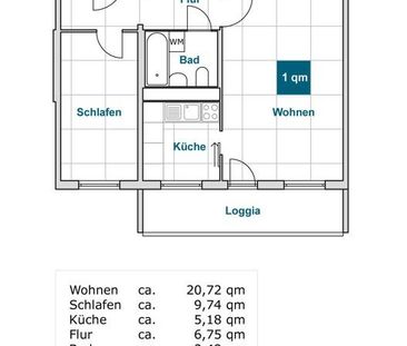 Einfache 2 Zimmerwohnung mit Balkon! - Photo 3