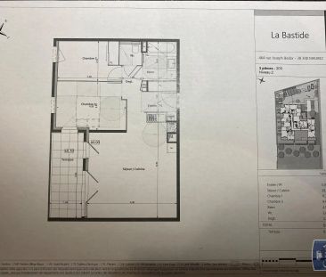 Appartement à louer 3 pièces 65.34m² - Photo 2