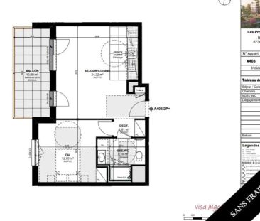 Appartement à louer 2 pièces 43.98m² - Photo 1