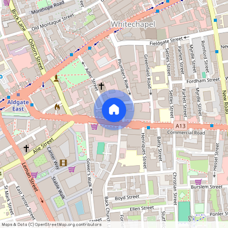 Commercial Road, Whitechapel, E1