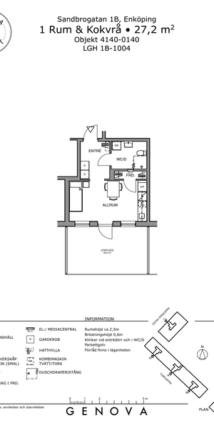 Sandbrogatan 1B, 74949, Enköping - Foto 1