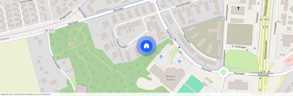 Umeå, Korpralsvägen, 44 B, 90432