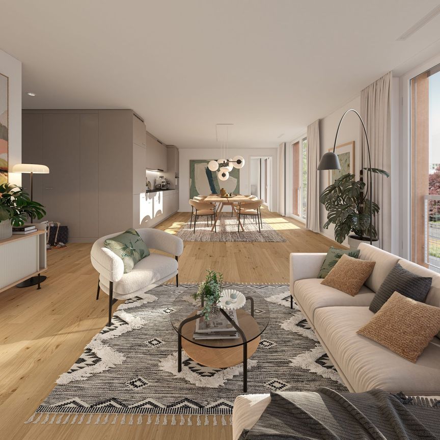 Moderne 2.5 Zimmer-Wohnung im neuen Flawa-Areal - Photo 1