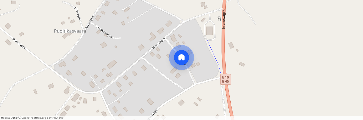 Genvägen, Puoltikasvaara