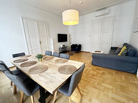 OPERNRING, STAATSOPER, klimatisierte 106 m2 Altbau, 3 Zimmer, Möblierung möglich, Extraküche, 2 Bäder, 4. Liftstock - Photo 4