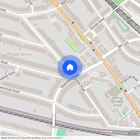 Mapesbury Road, Teignmouth Court, NW2, Teignmouth Court NW2, London