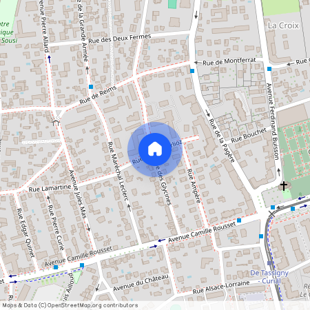 Rue des Glycines, Francja, Bron