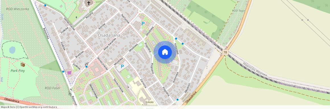 ul. Kolorowa 22a, Tarnowskie Góry, tarnogórski, śląskie