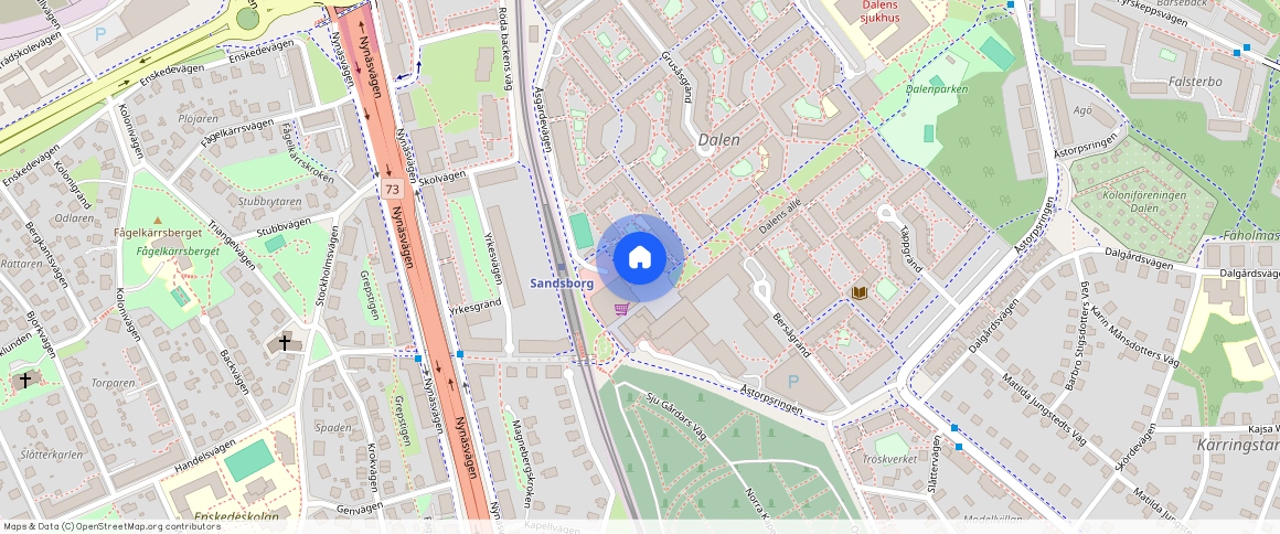 Åsgärdevägen 105, Enskededalen