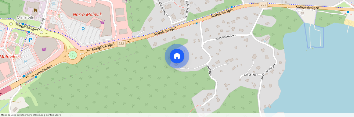 Tomtestigen, Värmdö