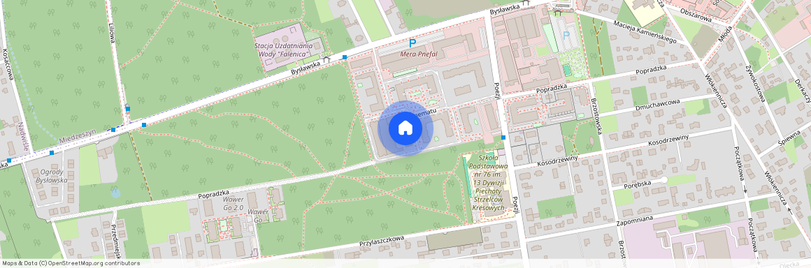 Warszawa, Wawer, Falenica, Poematu