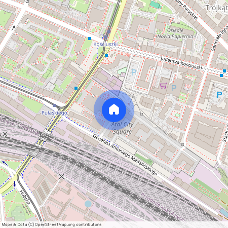 Generała Antoniego Madalińskiego, Przedmieście Oławskie, Krzyki, Wrocław, dolnośląskie