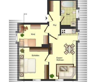 Demnächst frei! 3-Zimmer-Wohnung in Herford Innenstadt - Photo 1