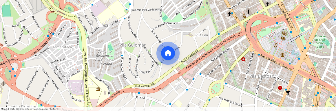 Rua Gonzaga Franco, 200, Santo André, Santo André - SP, 09090-650, Brazil